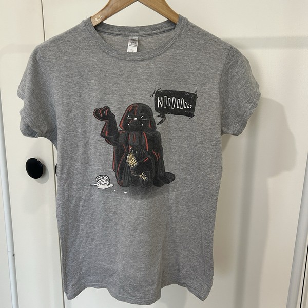 Funny Star Wars Graphic Tee (Size L, Runs Small) Darth Vader Death Star Novelty