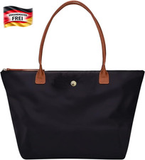 Damentasche Nylon Schultertasche Faltbar Wochenendreisetasche Hobo