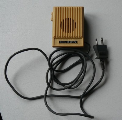 Crown Dynamic Microphone Zweiwegemikrofon ? für Funkgeräte ? Vintage Schifffahrt