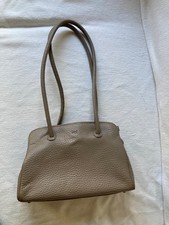 Damenhandtasche von Voi Leder beige taupe