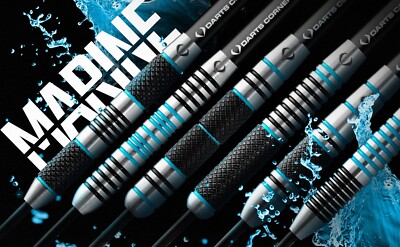 Darts Corner Marine Steel Tip Darts Set (21g–30g Options) Flight