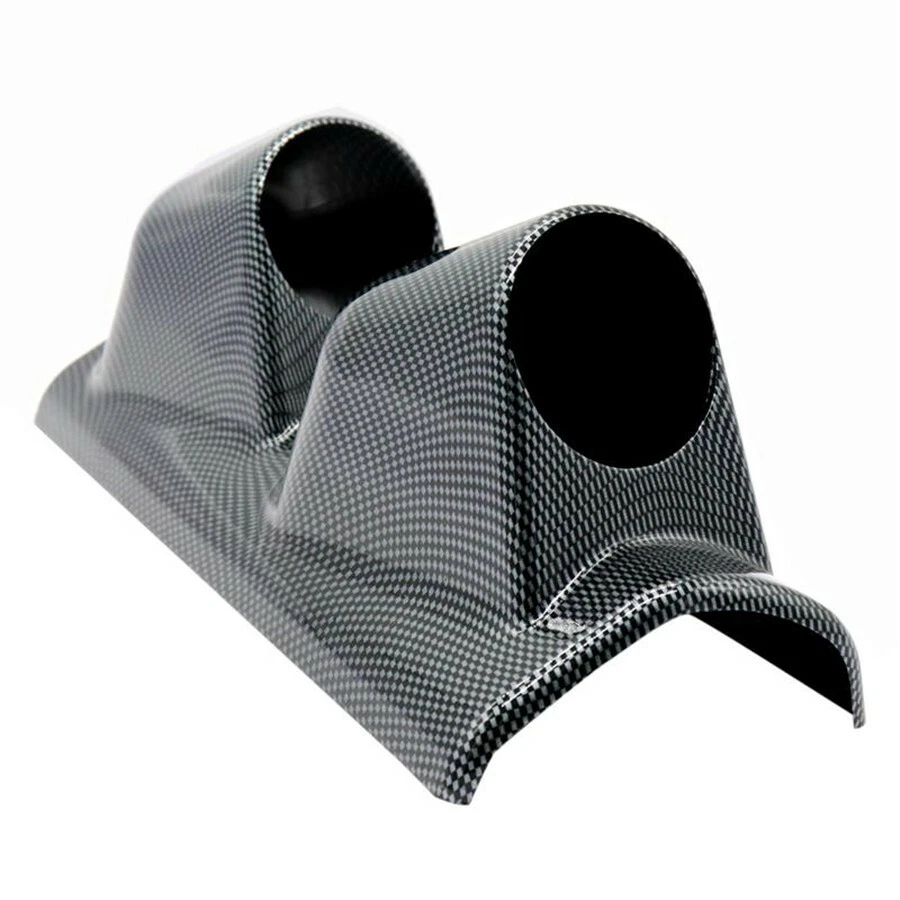 2" 52mm Fibra de Carbono A Pilar Pod 2 Agujeros Calibre Soporte Pod Lado del Conductor/Lado Izquierdo Foto 2 de 4