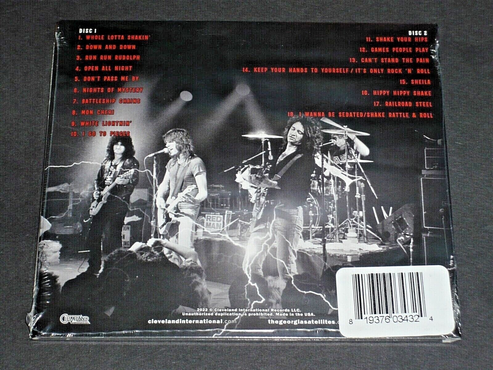 SATELLITES 2CD LIGHTNIN' IN A BOTTLE OFFICIAL LIVE ALBUM NEW