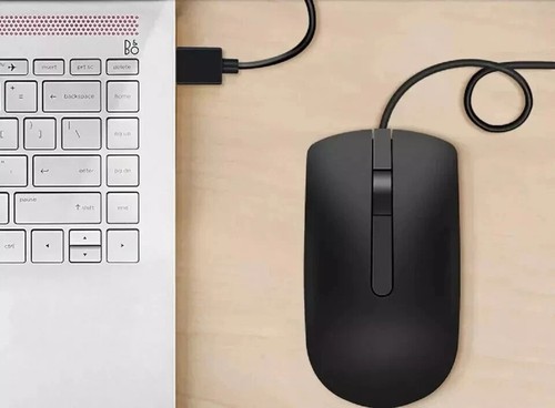 BRAND NEW DELL MOUSE MS116 USB WIRED-BLACK-SCROLL WHEEL 3 BUTTON uk - Picture 5 of 6