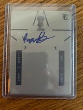 2019 LEAF METAL YELLOW PLATE 1/1 RYAN BRUNO QUAD PATCH AUTO PERFECT GAME ALL-AME