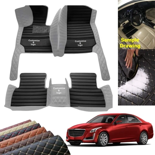 Fit Tesla Model 3 X Y S Car Floor Mats Waterproof Pads Anti-slip Custom Liners - Imagen 9 de 38