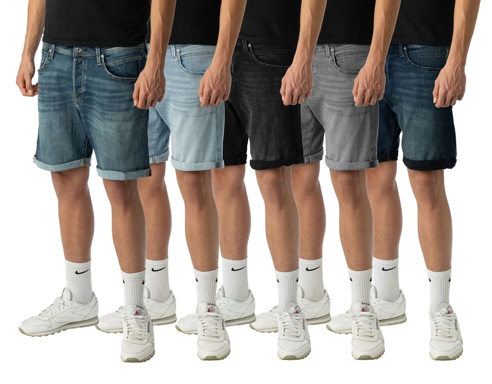 JACK & JONES KURZE JEANS HOSE SHORTS JJIRICK SHORT S,M,L,XL,XXL - Bild 1 von 1