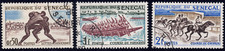 1961 Senegal - SC# 202-204 - Pirogues Racing - 3 Different Stamps - Used