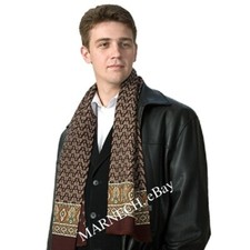 588-17 Vizit- Pavlovo Posad mens scarf shawl 100 Pure Merino wool wrap cachenez