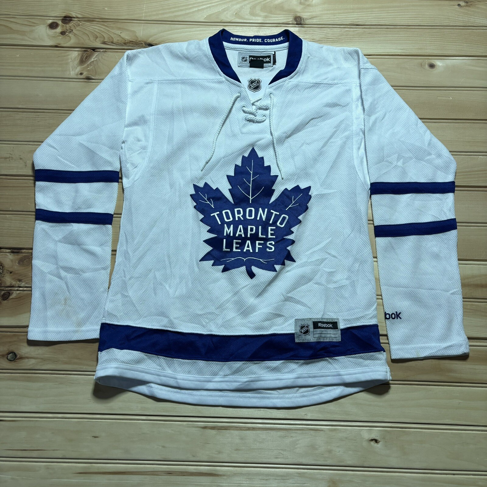 Toronto Maple Leafs Reebok CCM NHL Hockey Jersey Women’s Size Small Blank Blue