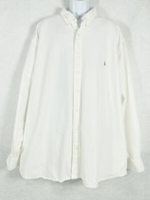 Polo Ralph Lauren Oxford Shirt Men  s 4XB White Button Up Long Sleeve