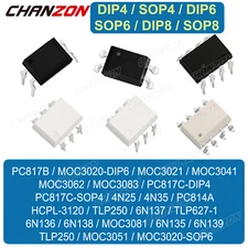 Pc817 6N138 6N137 4N35 4N25 Moc3021 Tlp250 Moc3041 Moc3020 Hcpl3120 Optocoupler