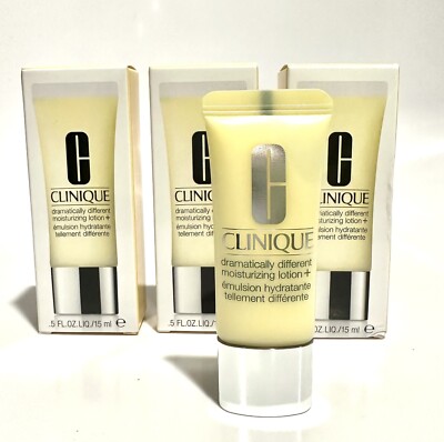 Clinique Dramatically Different Moisturizing Lotion TRAVEL  LOT OF 3 15 ml Each