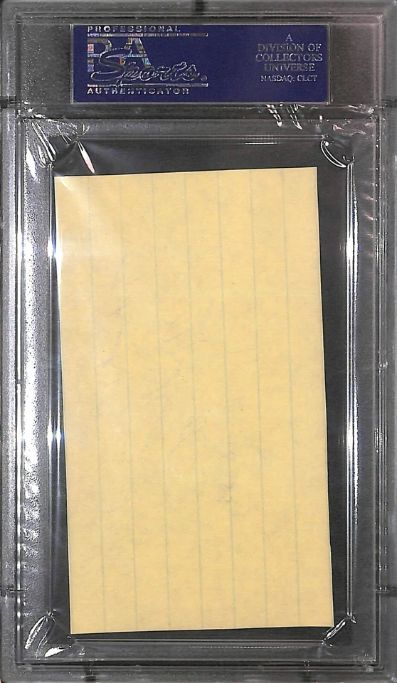 Muhammad Ali Signed 3x5 Cut Paper PSA/DNA COA Boxing Autograph 3 vs Joe Frazier - Image 4 of 4