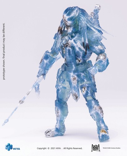1/18 Scale AVP Active Camouflage Scar Predator PX Figure Hiya Toys - Picture 2 of 3