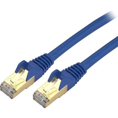 StarTech.com 1 ft CAT6a Ethernet Cable - 10 Gigabit Category 6a Shielded Snagles
