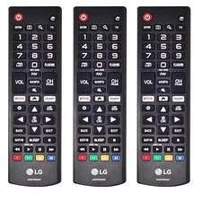 3PK LG AKB75095330 Remote Replacement for Smart 4K UHD TVs, Replaces AKB75095307