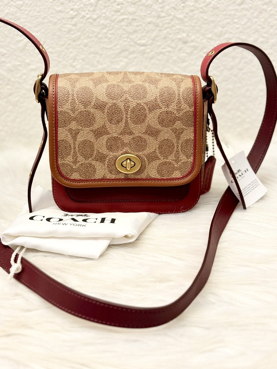 NWT Coach Rambler Crossbody 16 In Signature Canvas Limited Edition