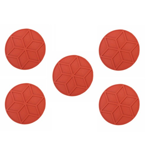 5Pcs Table Mats Dining Placemat Silicone Mats Insulation Tableware Mat Round AU - Picture 16 of 23