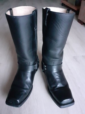 Bottes En Cuir Homme GOWEST US CAVALRY - Pointure 42,5 - Couleur Noir - Occasion Très Bon état