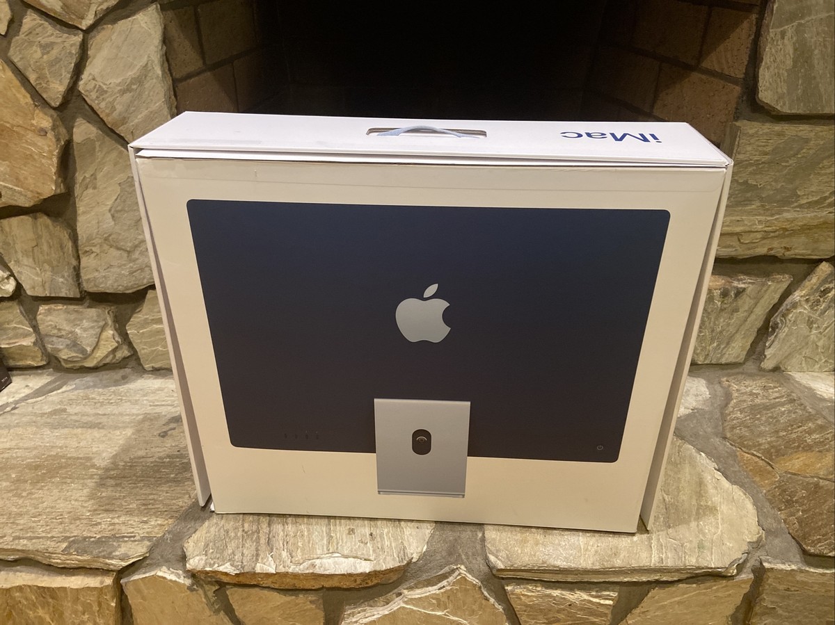 Apple iMac Blue 24 Inch A2438 EMPTY BOX only - great condition