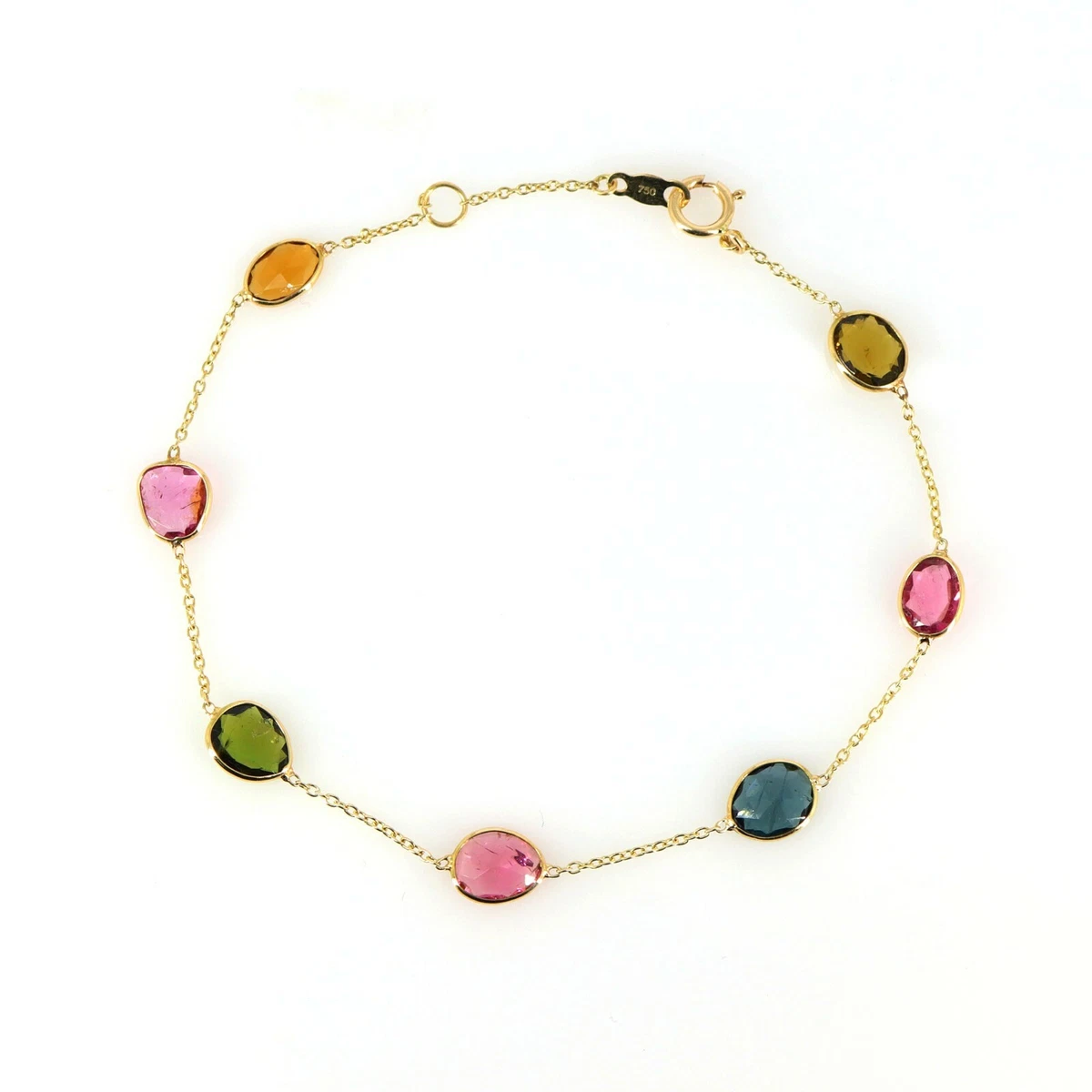 Pink tourmaline bracelet