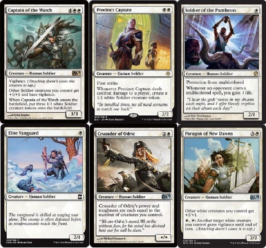 Soldier (White) Deck - Captain Watch - Precinct - MTG Magic Gathering - 60 cards