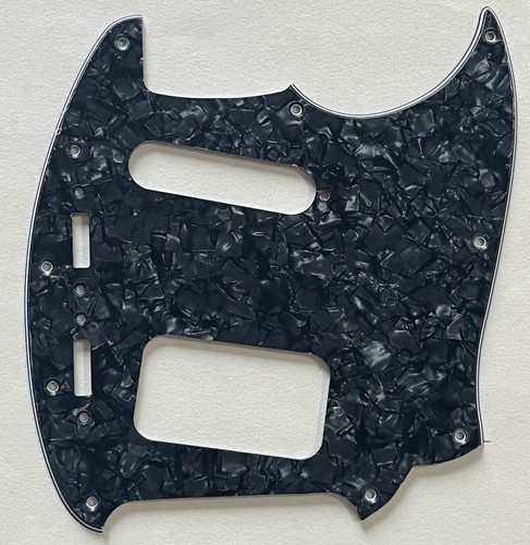 4 Ply Black Pearl Pickguard Fit Fender Kurt Cobain Jag-Stang Style Guitar Parts - 第 1/6 張圖片