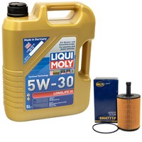 MotoröL ÖLfilter Set SH4771P Longlife III 5W-30 5 Liter FüR Audi Seat Skoda VW