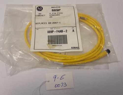 Allen Bradley 889P-F4AB-2 Quick Disconnect Cordset 4 Pin PICO Straight 2M - New - Picture 2 of 3