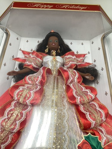 Barbie Black African American Happy Holidays Special Edition 1997 New in Box - Picture 9 of 9