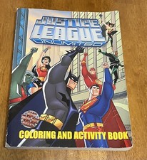 Justice League Unlimited Coloring Activity Book 2008 Paradise Press DC Comics