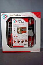 Small Pop Up Dog Crate, Up to 25lb, Durable, Locking, Great for training-NEW