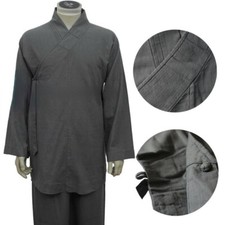 Buddhist Shaolin Monk Robe complete set Daily Kung Fu Suit Meditation Uniforms