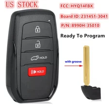 For 2021 2022 2023 2024 Toyota Venza Smart Pro Keyless Remote Key FOB HYQ14FBX