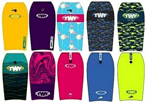 TWF XPE SLICK 37" ADULT KIDS BODYBOARDS SURF BEACH BOOGIE LEASH | eBay