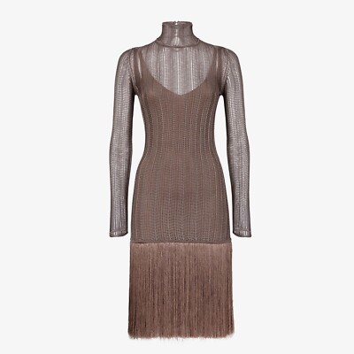 Fendi Brown Viscose Dress IT 36 | eBay