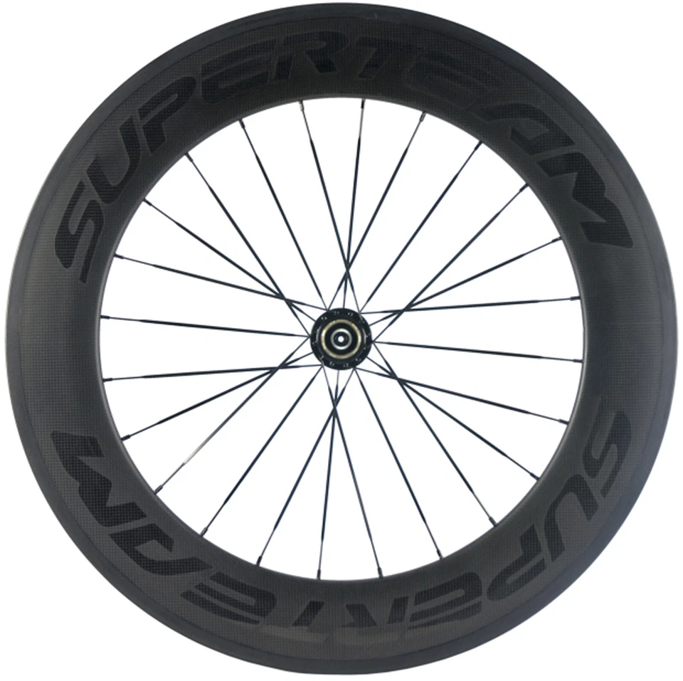 700C 88mm Carbon Fahrrad Laufradsatz Rennrad Drahtreifen Radsatz 23mm Zyklus  - Bild 4 von 4