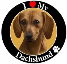 I love my red Dachshund Magnet Use on vehicle, frig, locker, filecabinet 