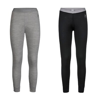 Odlo BL BOTTOM LONG MERINO 200 Damen Leggings Merinowolle Hose 110831/10420