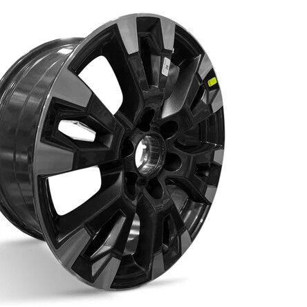 Llanta genuina OEM para Nissan Titan 2017-2024 llanta de aleación de carbón mecanizada de 18 pulgadas Foto 2 de 4