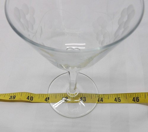 2- Copas de champán/serbet alto Libbey 6" Glenmore - Imagen 6 de 6