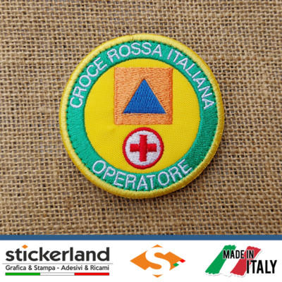 Brevetto Paracadutista Civile Per Operatore Croce Rossa Italiana Patch Toppa Ricamata Velcro - Foto 8