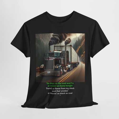 Retro Kenworth Semi Tee, Vintage Truck Driver Shirt, Diesel Engine Tshirt, Long - Picture 7 of 144