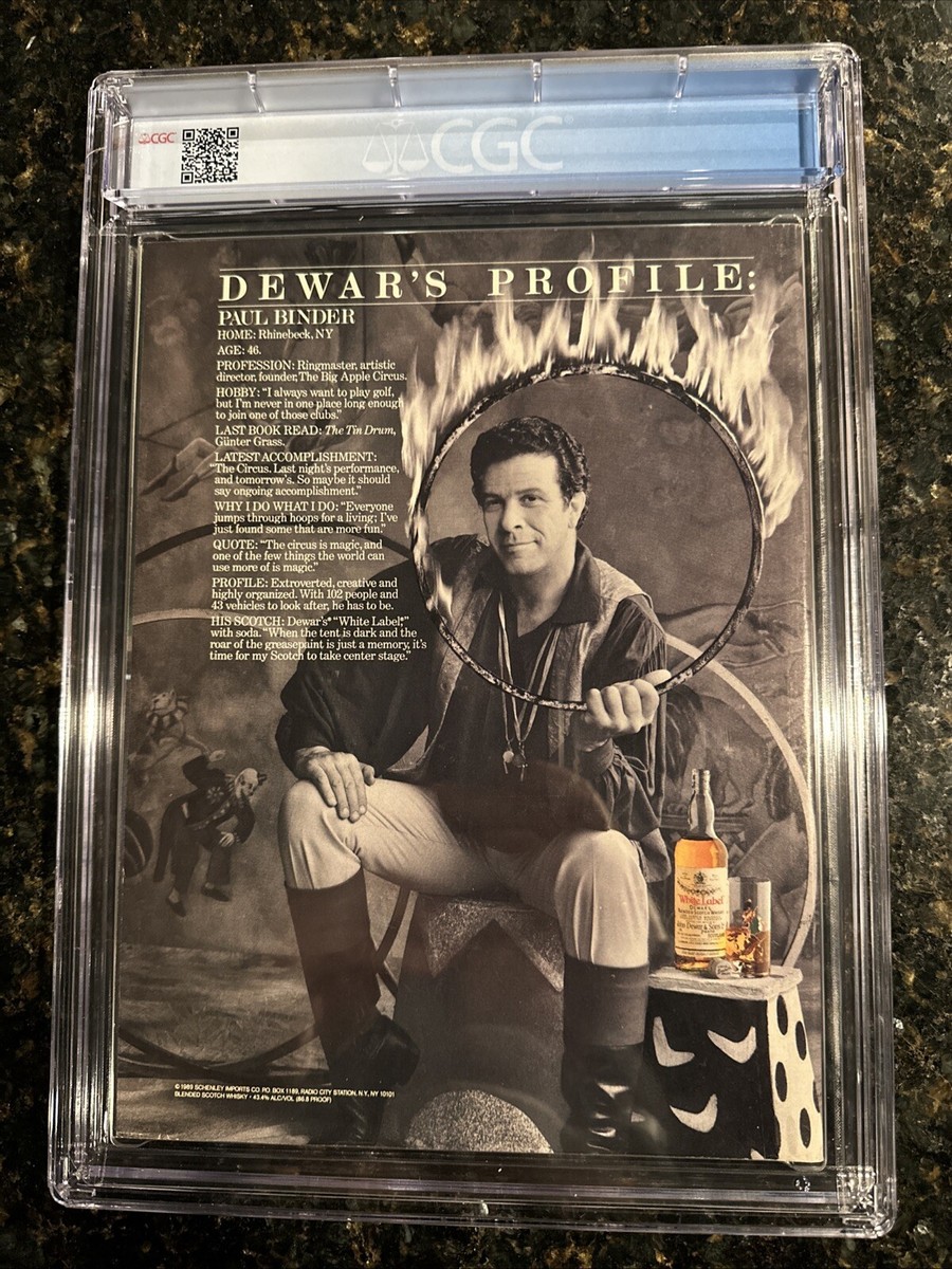 1989 Michael Jordan Sports Illustrated CGC NEWSSTAND Can