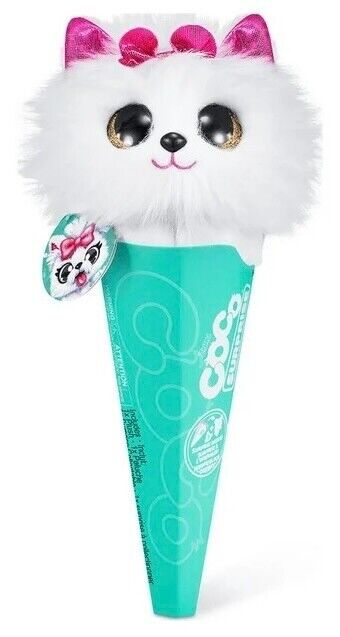 Zuru Coco Surprise Cone Silvy The White Plush Puppy Animal Toy + Mini Surprise Zuru Coco Surprise Cone Silvy The White Plush Puppy Animal Toy + Mini Surprise