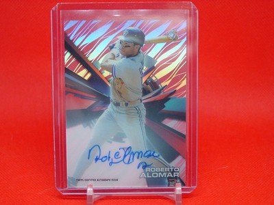 2015 Topps High Tek Pattern 1 Grass/Waves Roberto Alomar #HT-RA Auto HOF