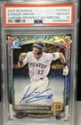 2025 BOWMAN CHROME PROSPECT AUTO MINI DIAMOND #CPA-KG KONNOR GRIFFIN #40/100