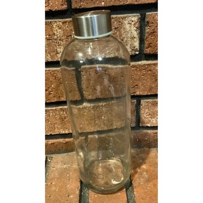 Boroux Basics Glass Screw Top Drinking Bottle Glass 10''