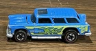 Vintage Hot Wheels Red Line Alive 55 Nomad Flying Colors Blue ~Nice